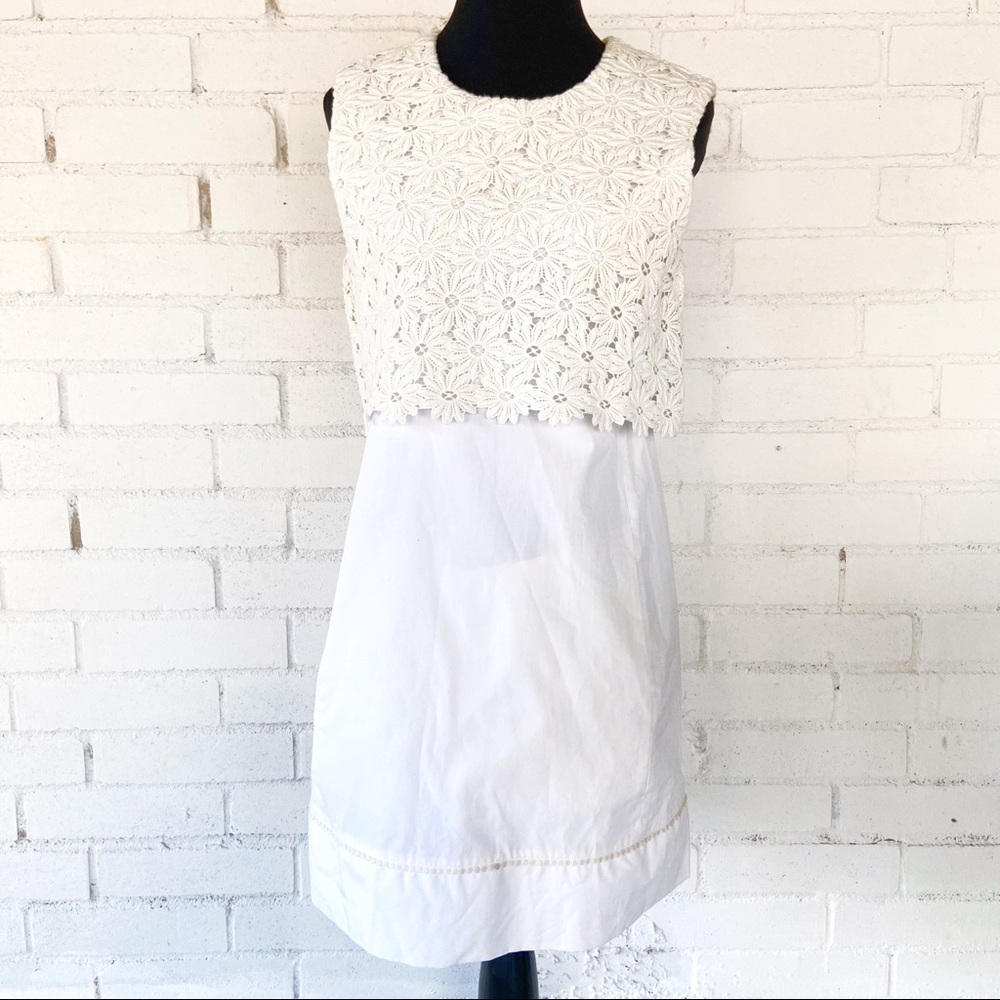 See By Chloe Dress Floral Lace Sz 38 X23